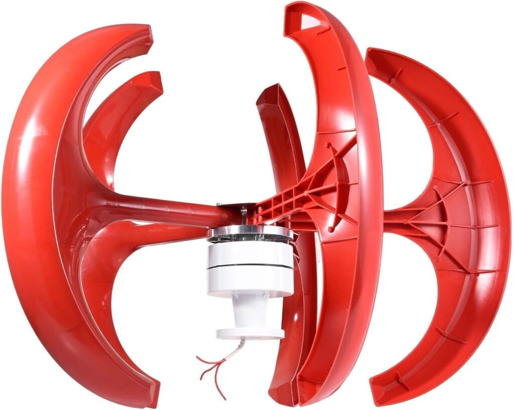 100W/200W/300W Vertical Wind Turbine Generator Kit, 12V Wind Power Generator With Nylon Fiber Blades Permanent Magnet Alternator For Home Use(300w) 100W/200W/300W Vertical Wind Turbine Generator Kit, 12V Wind Power Generator With Nylon Fiber Blades Permanent Magnet Alternator For Home Use(300w)