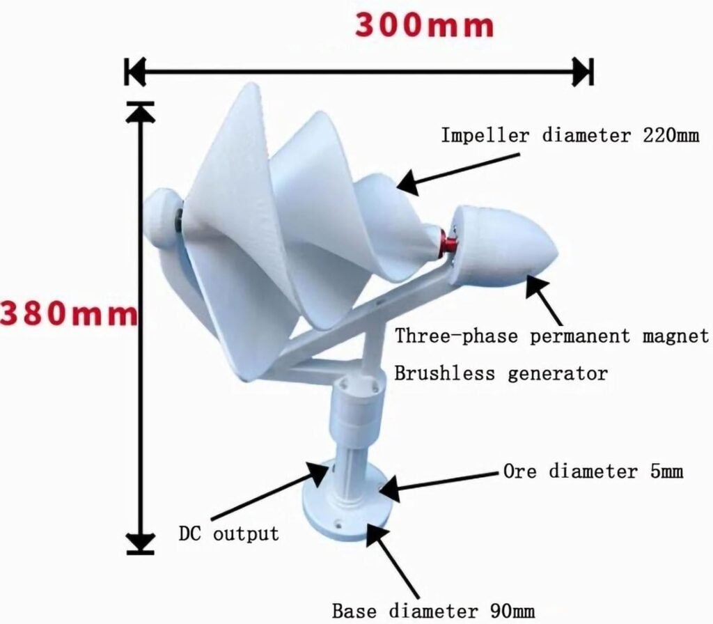 10W Micro Spiral Wind Turbine Generator Archimedes Rose Breeze Start Model For Home Small Farm Silent Permanent Magnet Spiral Design(12v-2pcs) 10W Micro Spiral Wind Turbine Generator Archimedes Rose Breeze Start Model For Home Small Farm Silent Permanent Magnet Spiral Design(12v-2pcs)