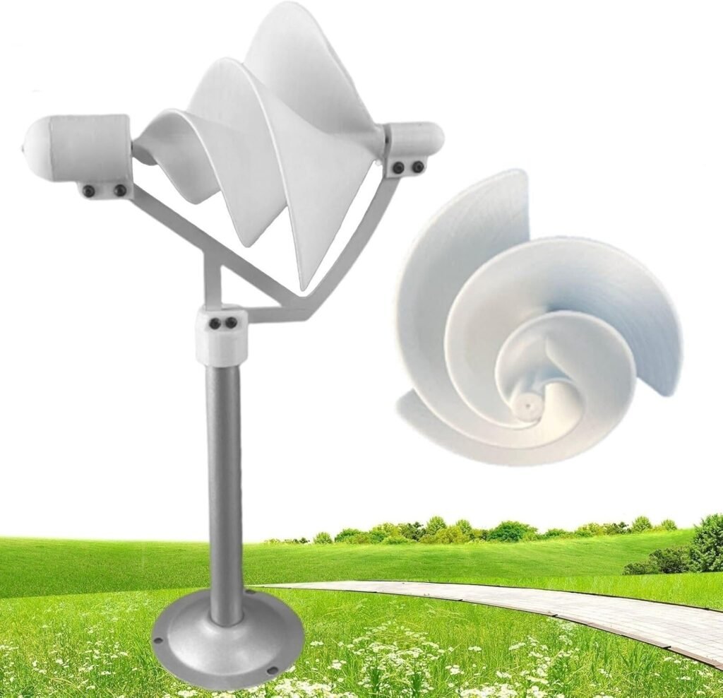 10W Micro Spiral Wind Turbine Generator Archimedes Rose Breeze Start Model For Home Small Farm Silent Permanent Magnet Spiral Design(12v-2pcs) 10W Micro Spiral Wind Turbine Generator Archimedes Rose Breeze Start Model For Home Small Farm Silent Permanent Magnet Spiral Design(12v-2pcs)
