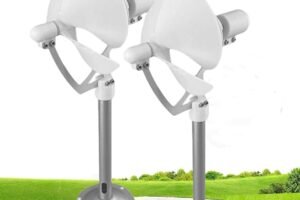 10W Micro Spiral Wind Turbine Generator Archimedes Rose Breeze Start Model For Home & Small Farm