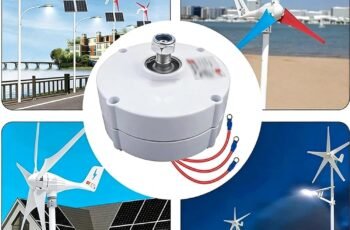 3 Phase Wind Low Speed Ac Alternator Generators750 RPM Three Phase Alternator Permanent Magnet Generator, for Wind Turbine Water Turbine(A750 RPM,48V)