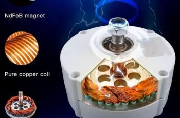 400W Wind Turbine Alternator, 3-Phase Rare-Earth NdFeB Permanent Magnet Generator 12V/24V/48V 600RPM With Rectifier For Home & Off-Grid Power Systems(12v)