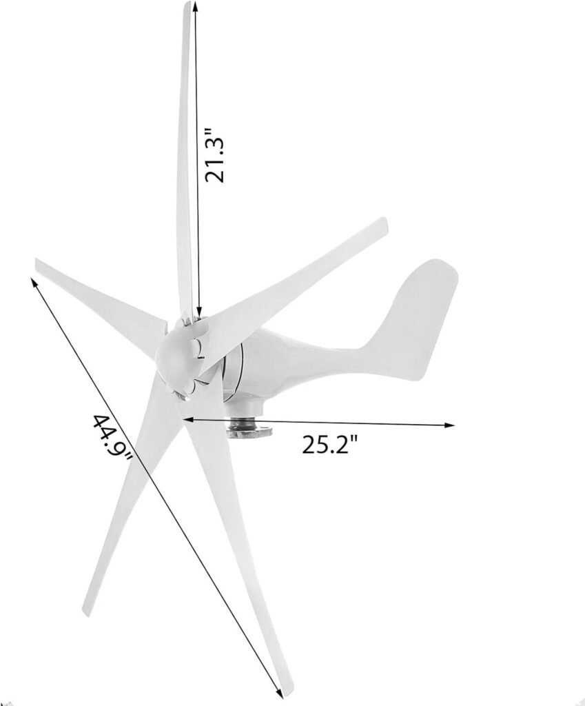 5000W Wind Turbine Generator Kit –/24/48V With Blades And MPPT Charge Controller, Suitable For Marine, RV, Home Hybrid Solar-Wind Systems(48v) 5000W Wind Turbine Generator Kit –/24/48V With Blades And MPPT Charge Controller, Suitable For Marine, RV, Home Hybrid Solar-Wind Systems(48v)