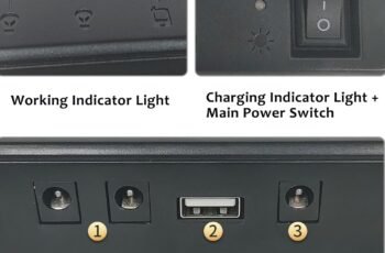 6Ah Solar Home Lighting System With 3W 5V Solar Panel Kit, 2 LED Bulbs – Portable Outdoor, Camping, Travel, And Emergency Light