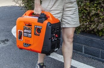 AIVOLT 1600W Super Quiet Inverter Generator, Ultra Lightweight Gas Powered Portable Generator for Camping & Home Use, EPA Compliant