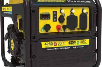 Champion Power Equipment 4250-Watt Dual Fuel RV Ready Portable Open Frame Inverter Generator with Quiet Technology