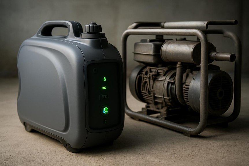 inverter efficiency versus diesel mechanics
