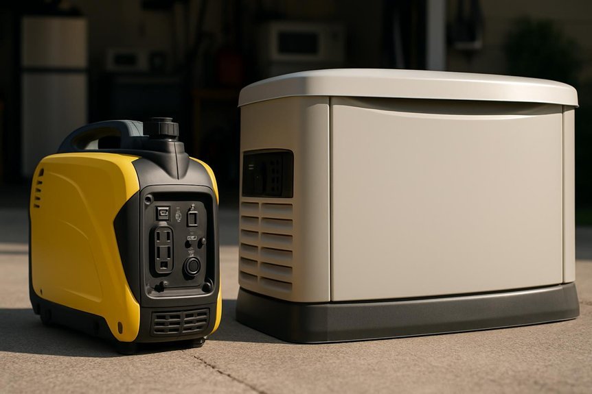 inverter generator power range
