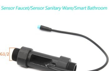 Micro Hydroelectric Generator Smart Shower Head G1/2″ External Thread, 5V 0.5W Output, Water-Saving Faucet Attachment For Home/Commercial Use(2 pcs)
