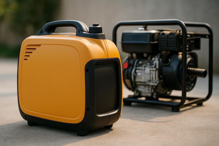 quieter inverter generator technology